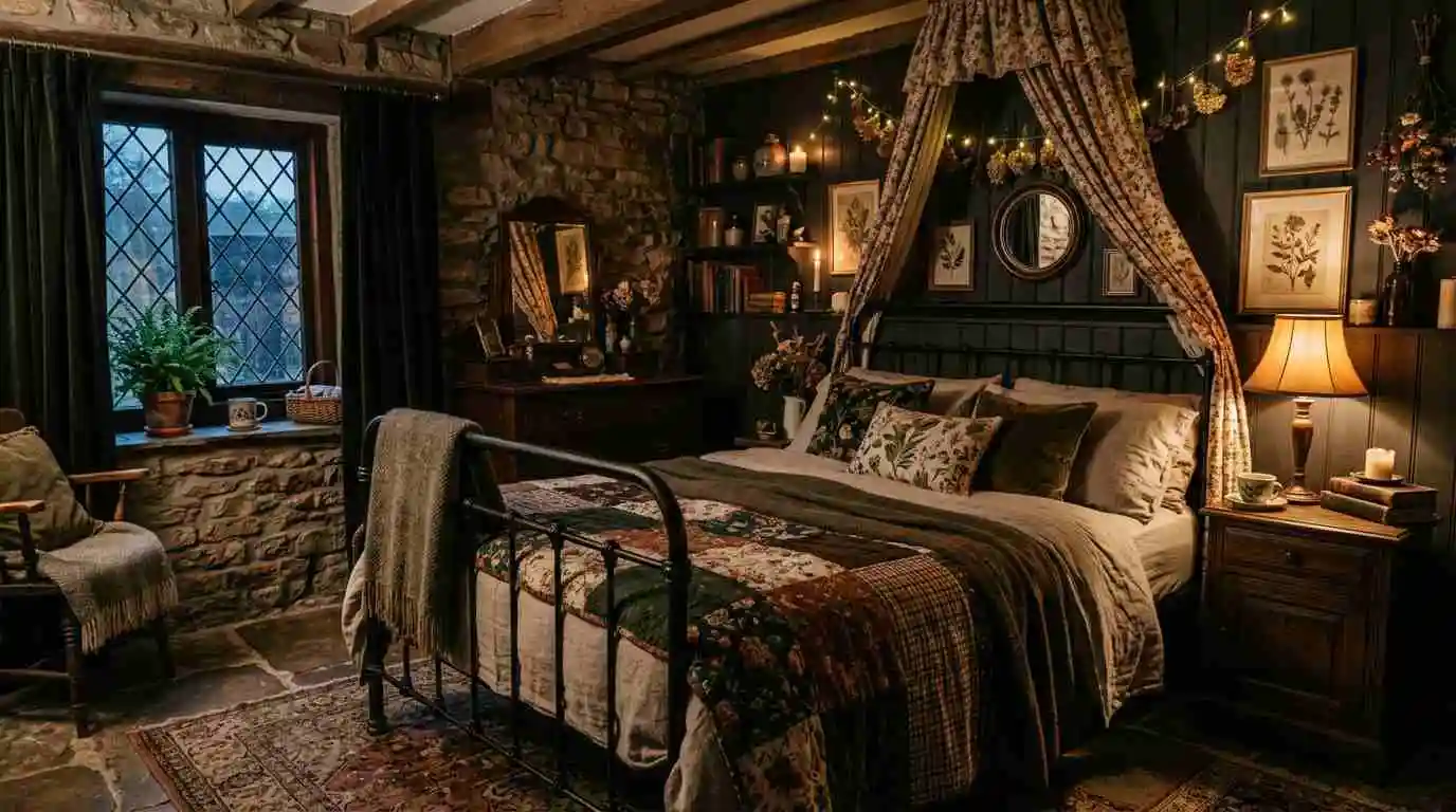 Dark Cottagecore Bedroom Ideas