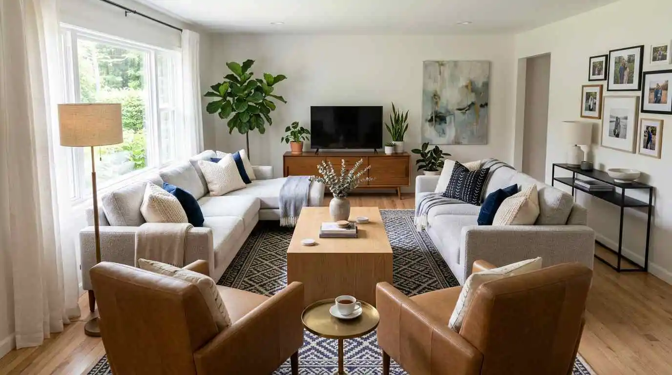 Living Room Furniture Arrangement Ideas