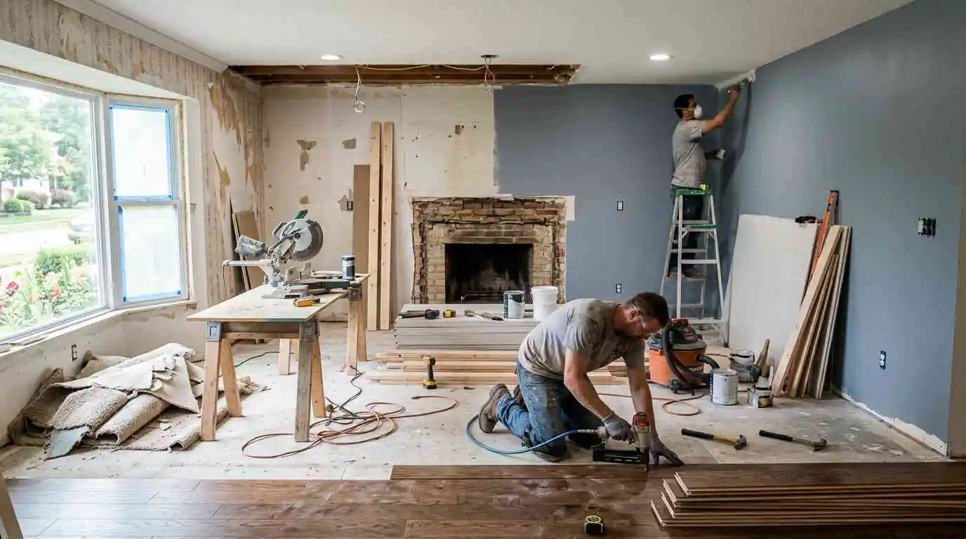 Living Room Remodelling
